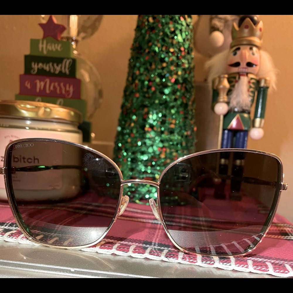 Authentic Jimmy Choo Alexis sunglasses with case